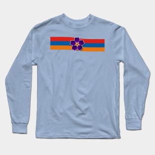 Armenian Forget me Not Flower Long Sleeve T-Shirt